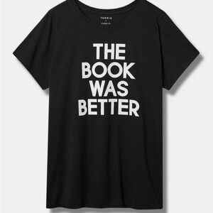 Torrid Book Everyday Signature Jersey Crew Neck Tee